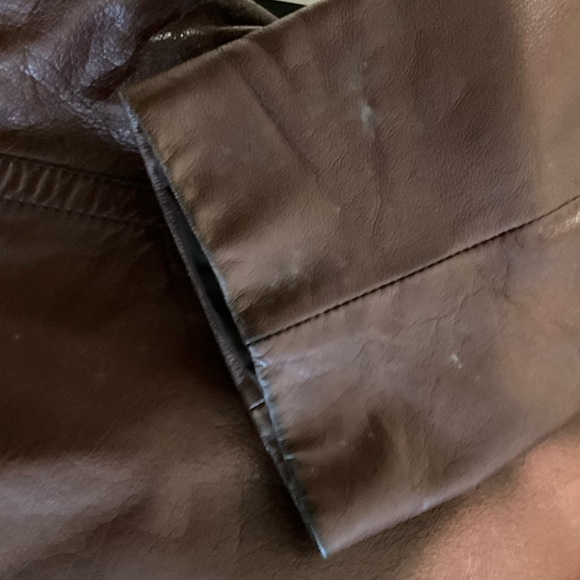 Brandon Thomas Women's Deep Brown Leather Jacket Medium - Picture 9 of 16